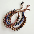 Indigo Earth Stack - handcrafted bracelet set